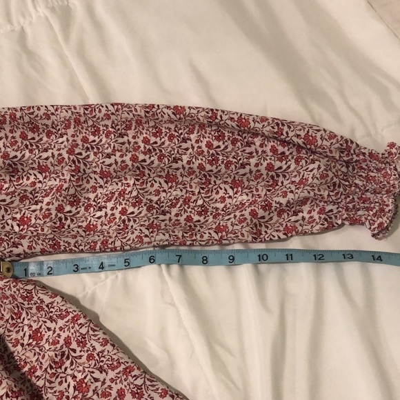 Max Studio open bell smock 3/4 length shirt - Picture 7 of 8